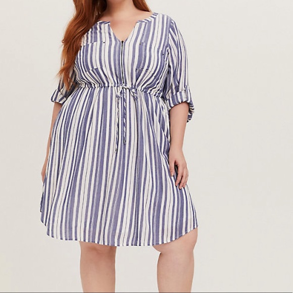 TORRID SHIRT DRESS - Picture 1 of 5